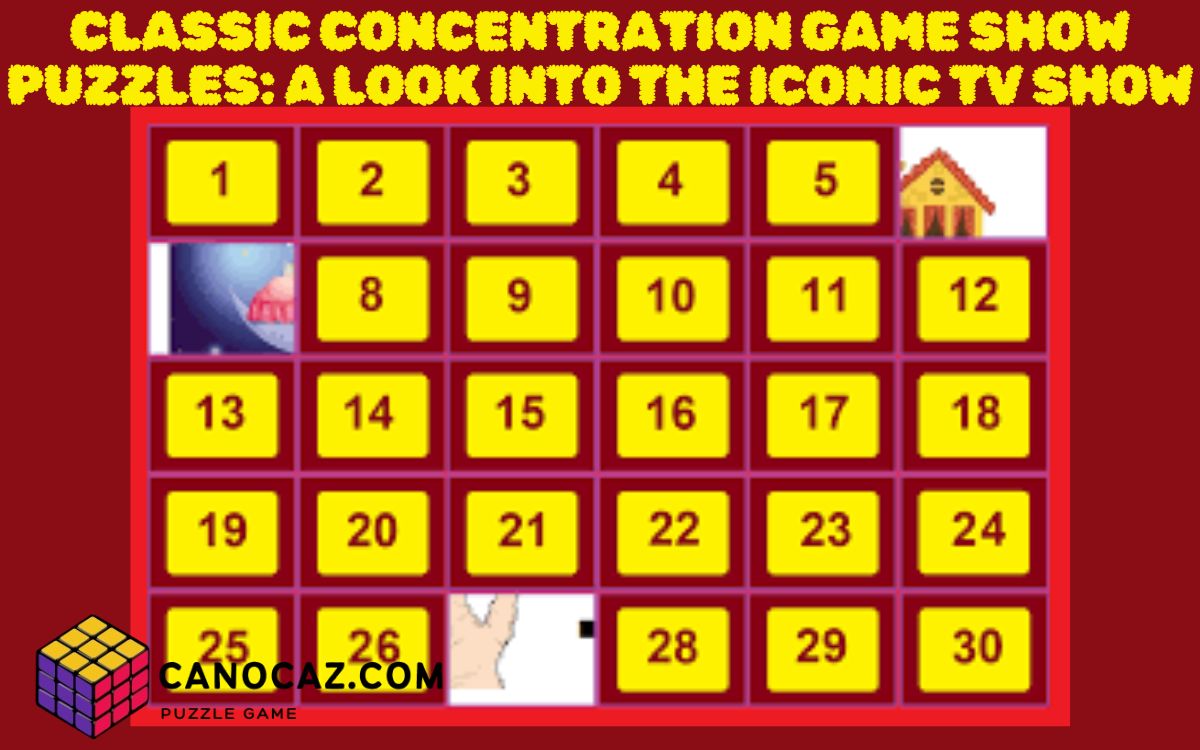 Classic Concentration Game Show Puzzles: A Look Into the Iconic TV Show